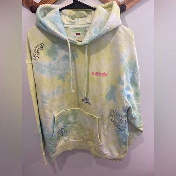 LEVIS TIE DYE EMBROIDERED HOODIE - Picture 4 of 8